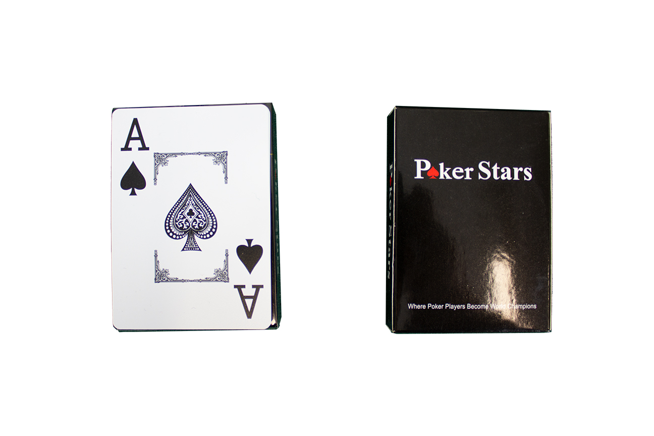 Τράπουλα Texas Poker 2 Jumbo PokerStar Πλαστική PVC Κόκκινη