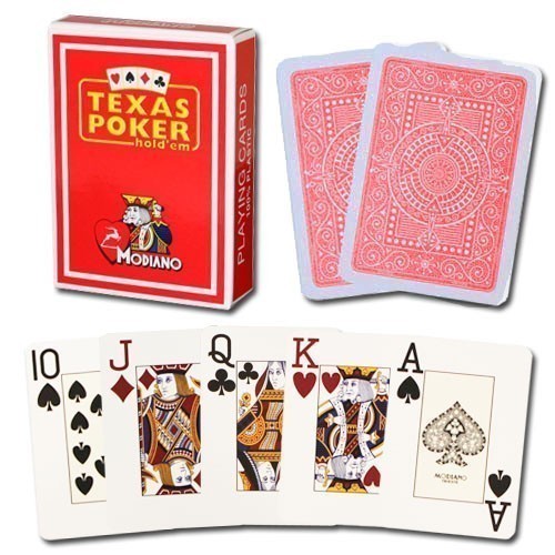 Honest To accelerate move on ΤΡΑΠΟΥΛΑ ΠΛΑΣΤΙΚΗ MODIANO JUMBO RED - Pokeritems