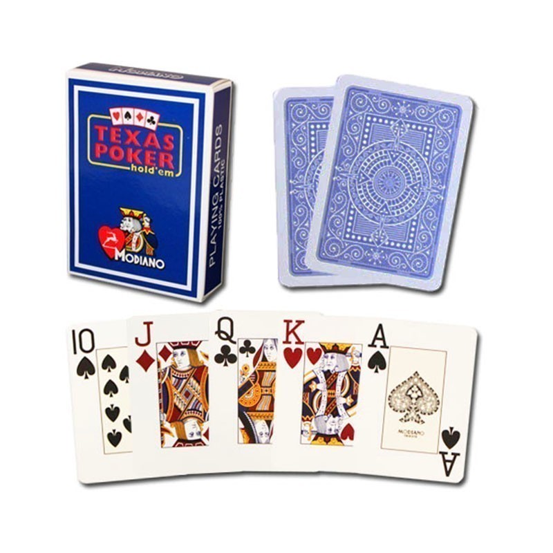 Modiano Texas Poker Jumbo Hold’em Blue
