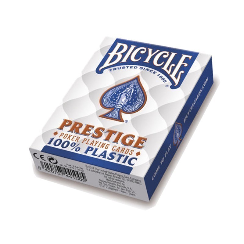 Bicycle Prestige plastic blue Jumbo Index 2 Pips