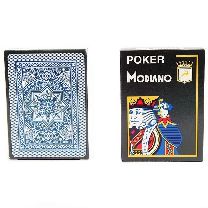 Modiano Cristallo Poker Τράπουλα Πλαστικοποιημένη Μπλε