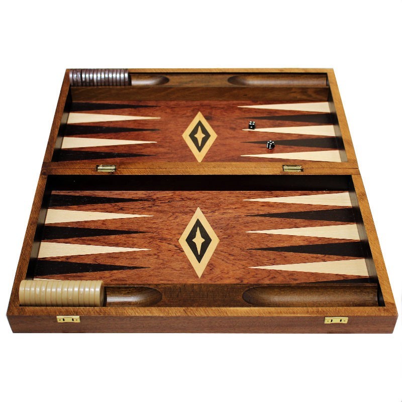 Luxury Rose wood Backgammon suitcase | Τάβλι Βαλίτσα Τριανταφυλλιά Πολυτελείας