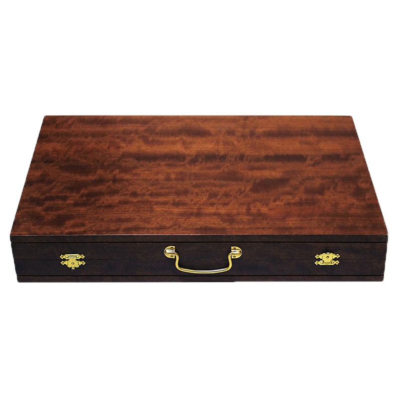 Luxury Mahogany Backgammon suitcase