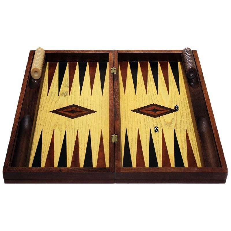 Luxury Mahogany Backgammon suitcase |Τάβλι Βαλίτσα Μαόνι Πολυτελείας