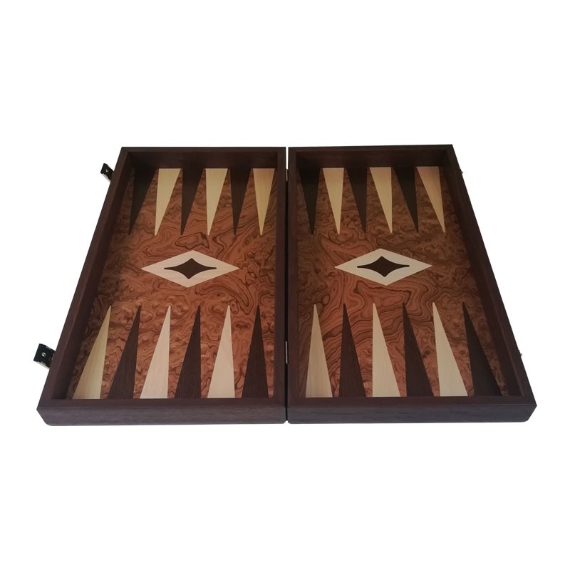 Backgammon Luxury Veneer Root with place 