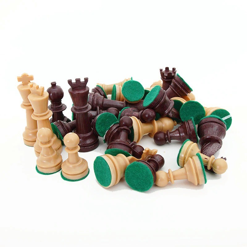 Chess Pawns with a Felt | Πιόνια για Σκάκι Πλαστικά με Τσόχα