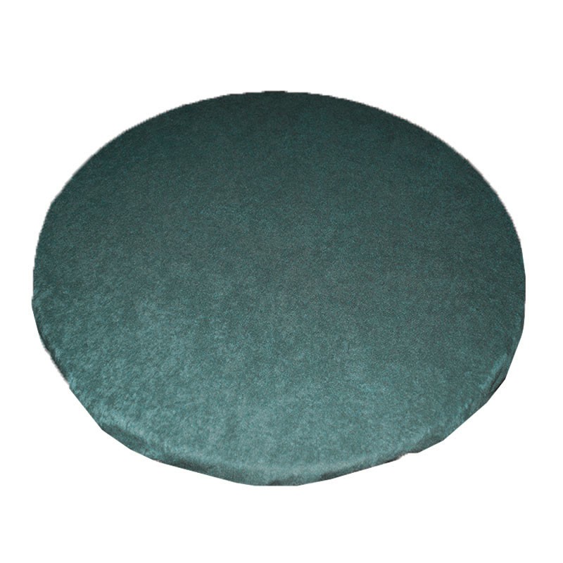 Round Felt Poker Table Cloth - Green With Elastic Band 1.50 Diam