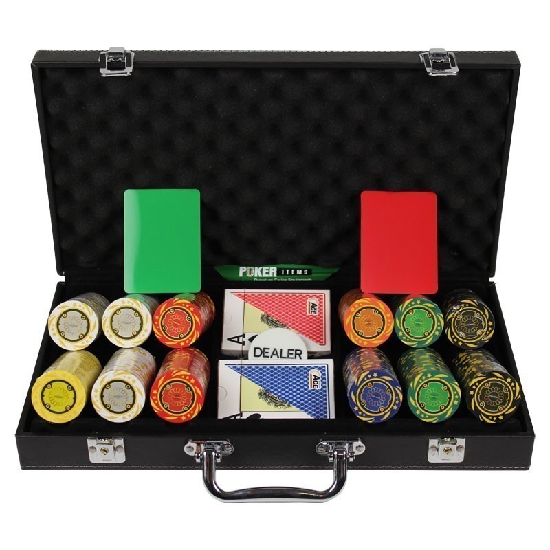 Poker Set 300pcs Quattro 14gr Set in Luxury Abs Leather Case