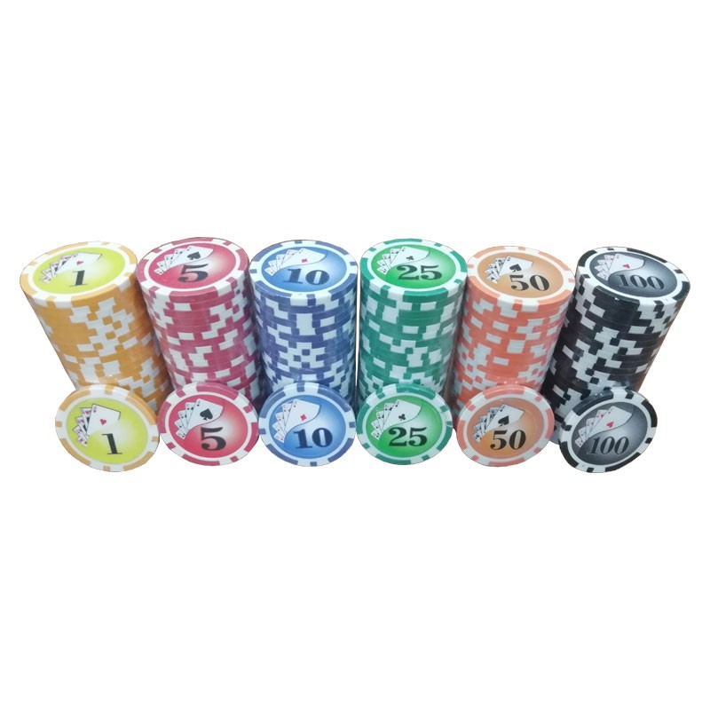 Poker Set 300pcs Royal 11,5gr Clay - 2x Card Decks in Aluminium Carry Case