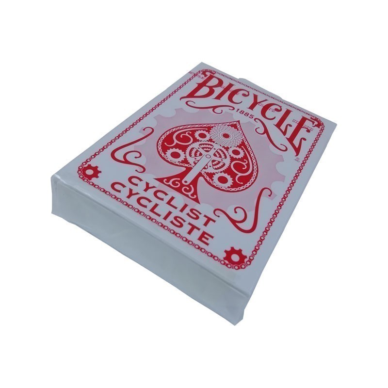Card Bicycle Cycliste Red 